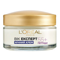 Крем для обличчя L'oreal Вік експерт 55+ Догляд проти зморшок нічний 50 мл