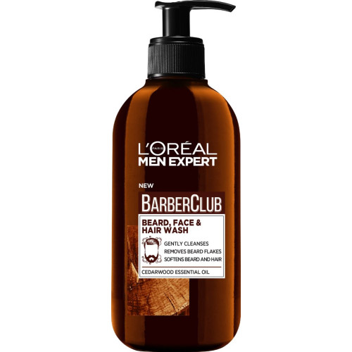 Шампунь L'oreal Paris Men Expert Barber Club Очищающий для волос, бороды и лица 200 мл