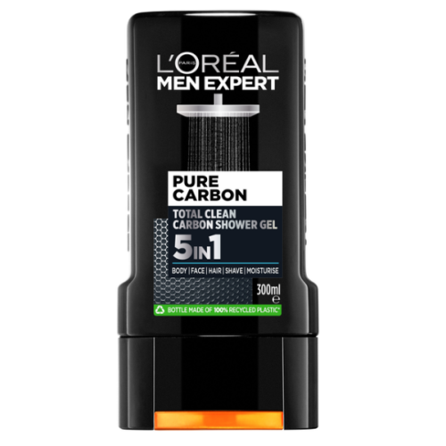 Гель для душу L'oreal Paris Men Expert 5в1 Total Clean 300 мл