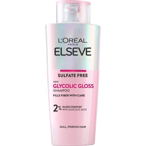 Шампунь Elseve L'Oreal Paris Glycolic Gloss для придания блеска и смягчения волос 200 мл