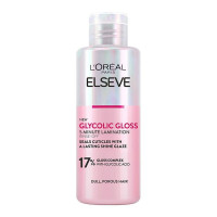 Крем-маска Elseve L'oreal Paris Glycolic Gloss з ефектом ламінації для надання блиску та пом'якшення волосся 200 мл