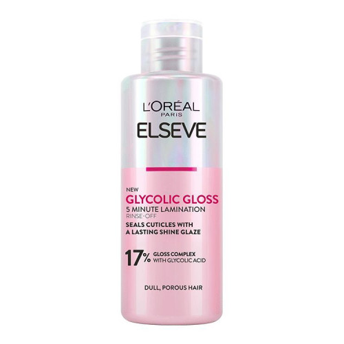 Крем-маска Elseve L'oreal Paris Glycolic Gloss з ефектом ламінації для надання блиску та пом'якшення волосся 200 мл