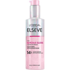 Незмивна сироватка Elseve L'oreal Paris Glycolic Gloss для надання блиску та пом'якшення волосся 150 мл