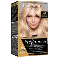 Фарба для волосся L'оreal Paris Preference 9.1 Дуже світло-русявий попелястий