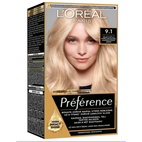 Краска для волос L'оreal Paris Preference 9.1 Очень светло-русый пепельный
