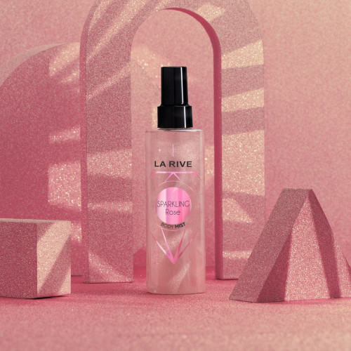 Спрей для тіла жіночий La Rive Sparkling Rose glittering body mist 200 мл
