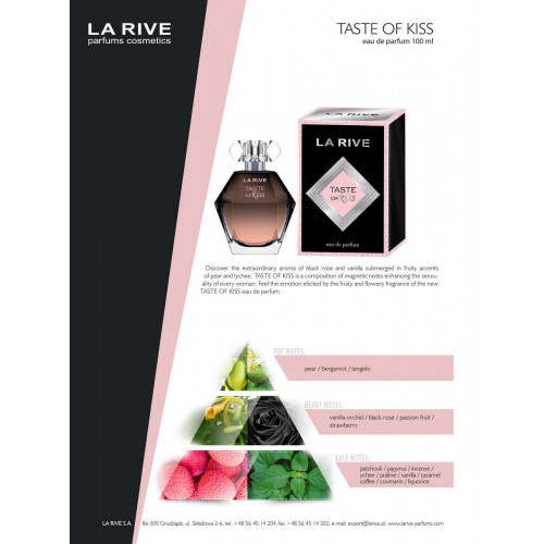 Туалетна вода для жінок La Rive Taste of kiss 100 мл