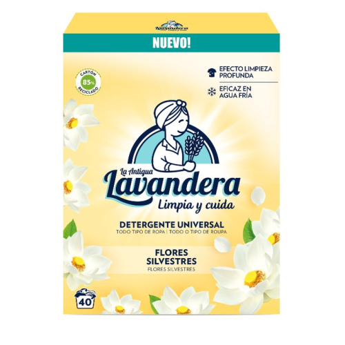 Стиральный порошок La Antigua Lavandera Universal Белые цветы 2.2 кг