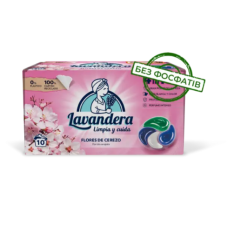 Капсулы для стирки Lavandera 4в1 Flores de Cerezo 10 шт