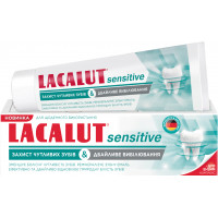 Зубная паста Lacalut Sensitive Защита чувствительных зубов & Бережное отбеливание 75 мл