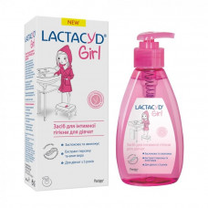 Засіб для інтимної гігієни Lactacyd Girl для дівчаток із дозатором 200 мл