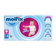 Подгузники-трусики Molfix 4 maxi 9-14 кг 52 шт