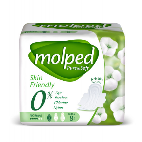Прокладки Molped Pure&Soft Normal 8 шт