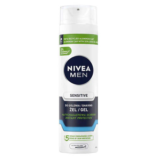 Гель для гоління Nivea Men Instant Protection Sensitive  200 мл