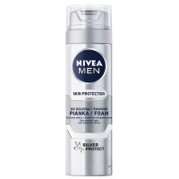 Пена для бритья Nivea Men Серебряная защита с ионами серебра 200 мл