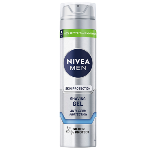 Гель для гоління Nivea Men Silver protection 200 мл