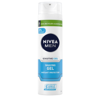 Гель для бритья Nivea Men Instant Protection Sensitive Cool  200 мл
