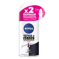 Дезодорант Nivea роликовый Black & White Invisible Clear 50 мл