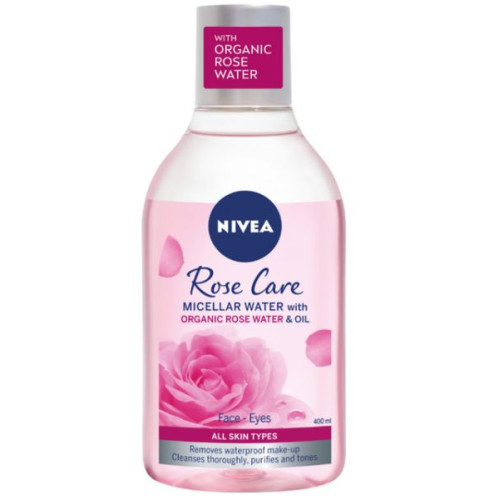 Мицеллярная вода двухфазная Nivea Rose Care Уход розы 400 мл
