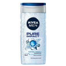 Гель для душа Nivea Men 3в1 Pure Impact  250 мл