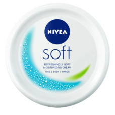 Освіжаючий зволожувальний крем Nivea Soft для обличчя, рук та тіла 200 мл