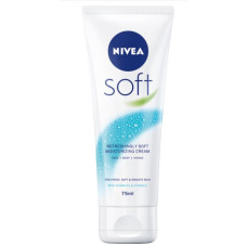 Освіжаючий зволожувальний крем Nivea Soft для обличчя, рук та тіла 75 мл