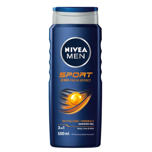 Гель для душу Nivea Men 3в1 Sport  500 мл