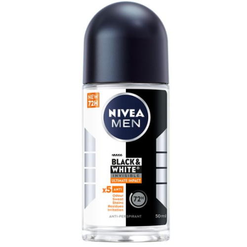 Дезодорант Nivea Men роликовий Black & White Invisible Ultimate Impact 50 мл