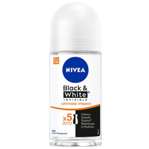 Дезодорант Nivea роликовий Black & White Invisible Ultimate Impact  50 мл