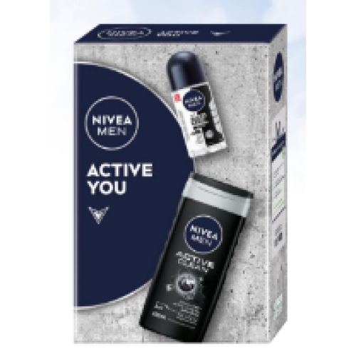 Набор Nivea Men Active You (гель для душа 250 мл+роликовый 50 мл)