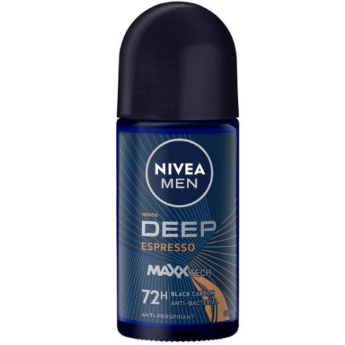 Дезодорант Nivea Men роликовий Deep Black Carbon Espresso Maxx Tech 50 мл
