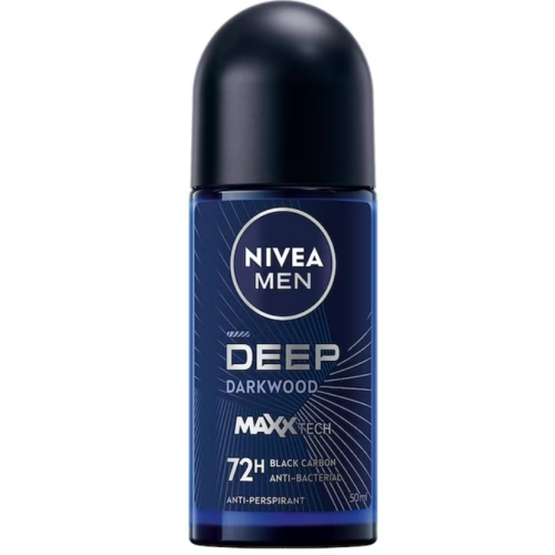 Дезодорант Nivea Men роликовий Deep Black Carbon Dark Wood Maxx Tech 50 мл