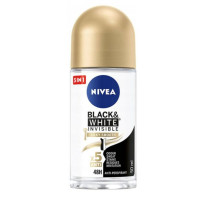 Дезодорант Nivea роликовий Black & White Invisible Silky Smooth 50 мл