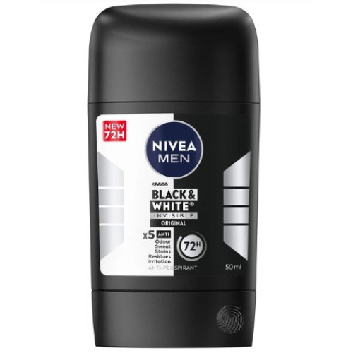 Дезодорант Nivea Men сток черный и белый невидимый original 50 мл