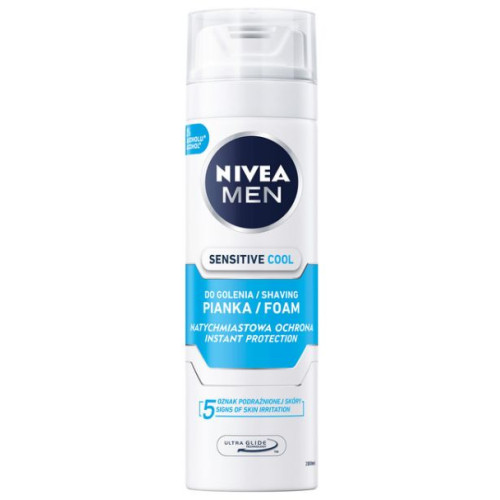 Пена для бритья Nivea Men Охлаждающий для чувствительной кожи 200 мл