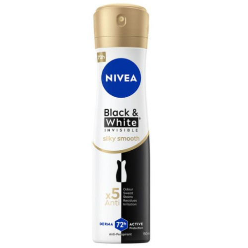 Дезодорант Nivea спрей Black & White Invisible Silky Smooth 150 мл