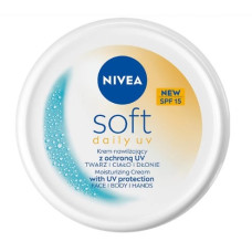 Крем Nivea щоденний зволожуючий Soft SPF15 для обличчя, рук та тіла 100 мл