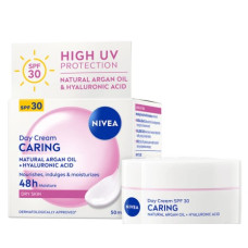Крем для обличчя Nivea денний живильний для сухої шкіри SPF 30 50 мл