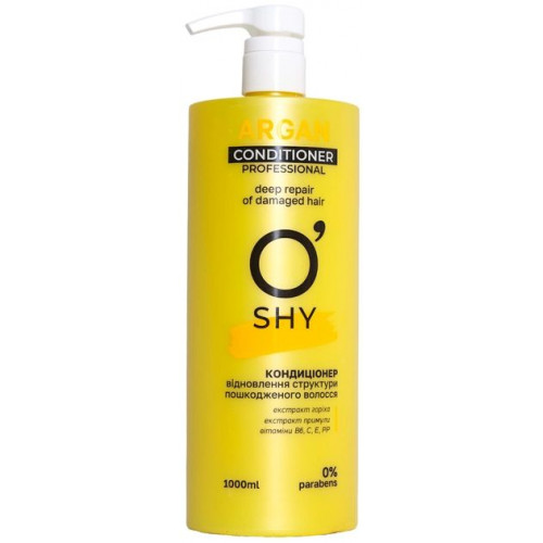 Кондиціонер для волосся O'Shy Argan Відновлення структури пошкодженого волосся 1л