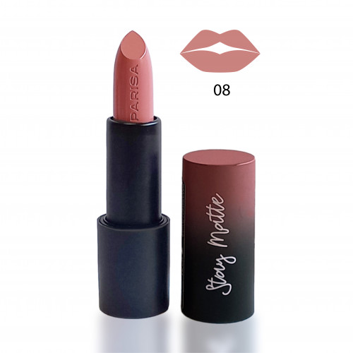 Помада для губ Parisa Stay matte L-08 № 08 Tea rose
