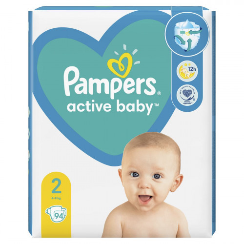Підгузки Pampers Active Baby mini №2 4-8 кг 94 шт