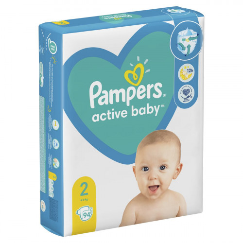 Підгузки Pampers Active Baby mini №2 4-8 кг 94 шт