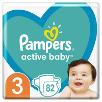 Підгузки Pampers Active Baby midi №3 6-10 кг 82 шт