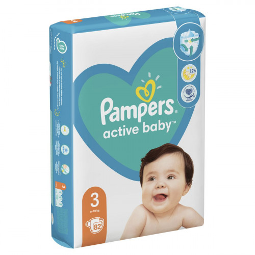 Підгузки Pampers Active Baby midi №3 6-10 кг 82 шт
