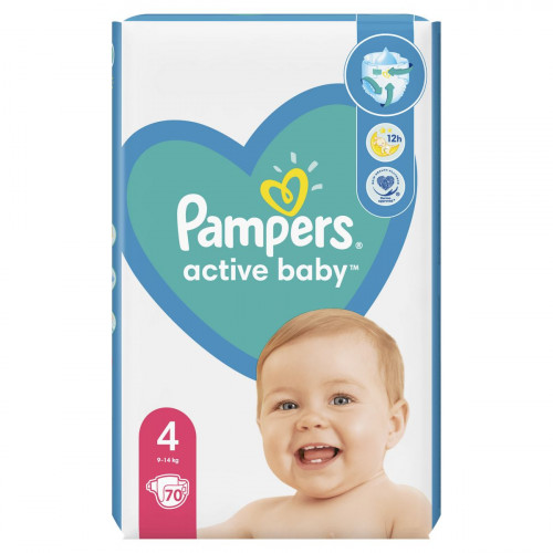 Подгузники Pampers Active Baby maxi №4 9-14 кг 70 шт