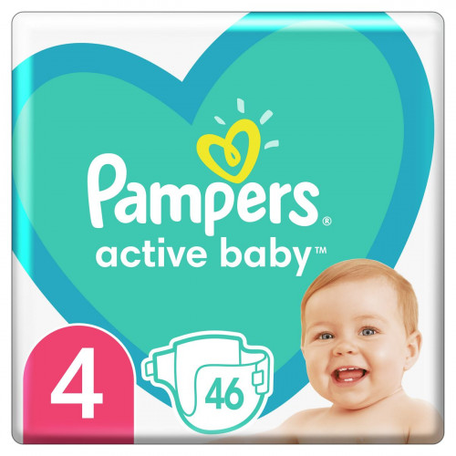 Підгузки Pampers Active Baby Maxi №4 9-14 кг 46 шт