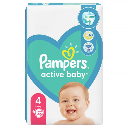 Підгузки Pampers Active Baby Maxi №4 9-14 кг 46 шт