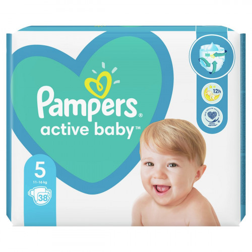 Подгузники Pampers Active Baby junior №5 11-16 кг 38 шт