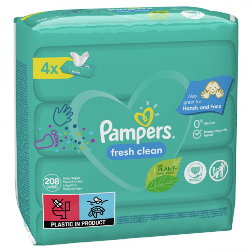 Салфетки детские влажные Pampers Fresh Clean 52 шт