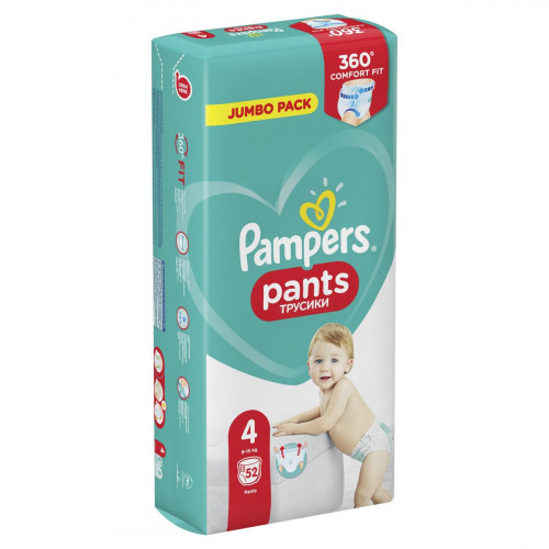 Подгузники - трусики Pampers maxi №4 9-14 кг 52 шт
